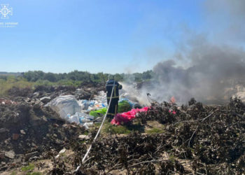 На сміттєзвалищі в Тернопільському районні трапилася масштабна пожежа