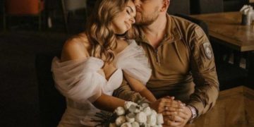 Легендарний танкіст зі Збаража одружився у Харкові