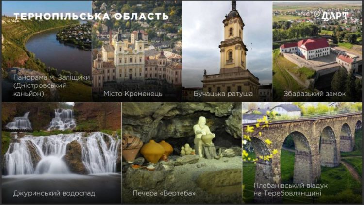 Перелік “Туристичних магнітів України” поповнився 7 об’єктами з Тернопільщини