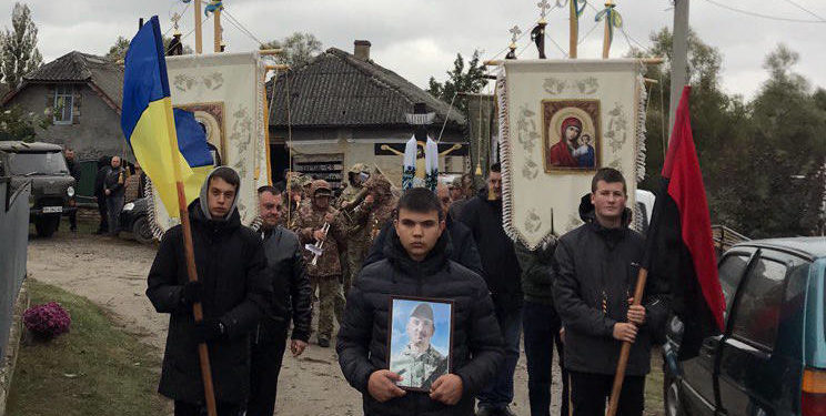 В громаді на Тернопільщині попрощалися з військовим Петром Галасісом