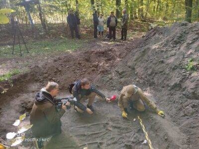 В громаді на Тернопільщині ексгумували тіла двох вояків повстанської армії
