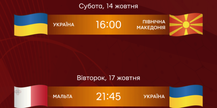 По 7 матчів щодня: у жовтневому відбірковому циклі Євро-2024 вболівай з «Опіллям» (Розклад ігор)