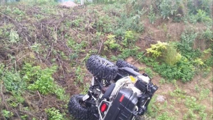 В Чортківському районі 15-річний водій квадроцикла потрапив у серйозне ДТП