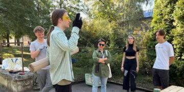 Активні тернополяни облаштували перший сквер на “Новому світі”