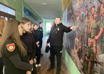 Учні Юнацького Корпусу Поліції “Бережанські шерифи” відвідали з екскурсією Тернопільський коледж