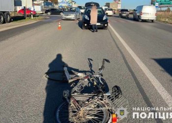 Дорога іномарка збила 55 річного велосипедиста на об’їзній дорозі Тернополя