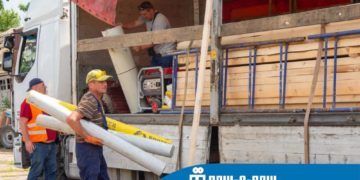 У селищі Архангельському на Херсонщині триває відбудова силами тернополян