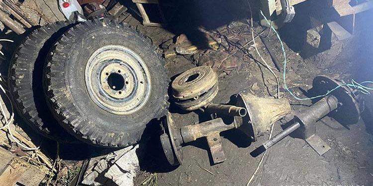 На Кременеччині чоловік вкрав у свого сусіда запчастини до трактора