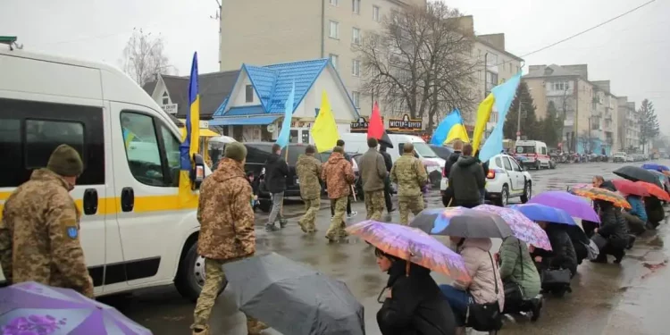 На Тернопільщині прощаються зі старшим матросом, який загинув в Херсонській області