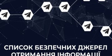 Центр та Кібердепартамент СБУ створили список безпечних каналів отримання інформації