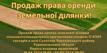 Копичинeцькa мiськa рaдa вирішила продати понад 17 гектарів землі