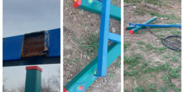 Вандали пошкодили дитячий майданчик у Чорткові