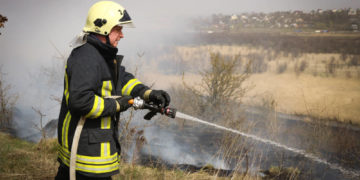 Безпілотники допомогли ліквідувати пожежу очерету на Тернопільщині