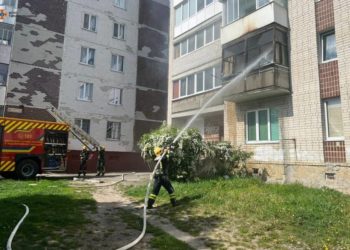 У Тернополі горіла багатоповерхівка
