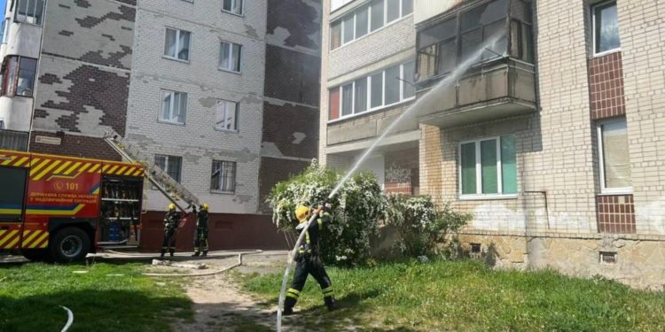 У Тернополі горіла багатоповерхівка