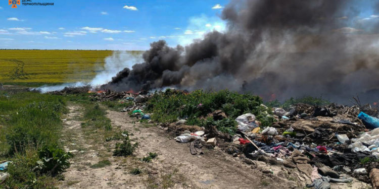 пожежа сміття