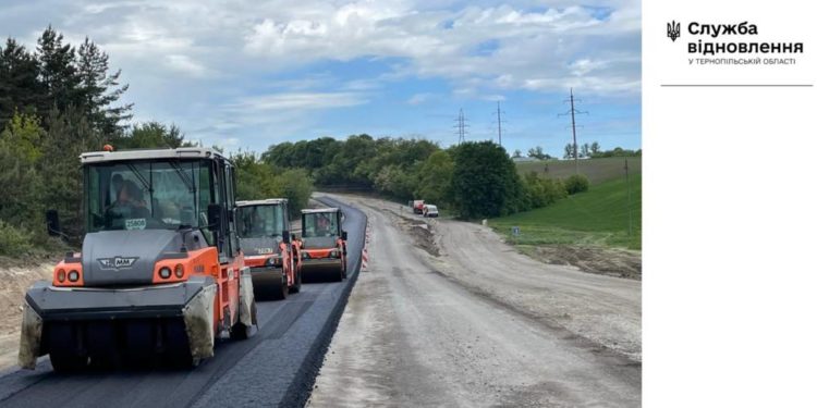 Ремонт мосту на Тернопільщині