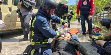 обстріл бази відпочинку на Харківщині