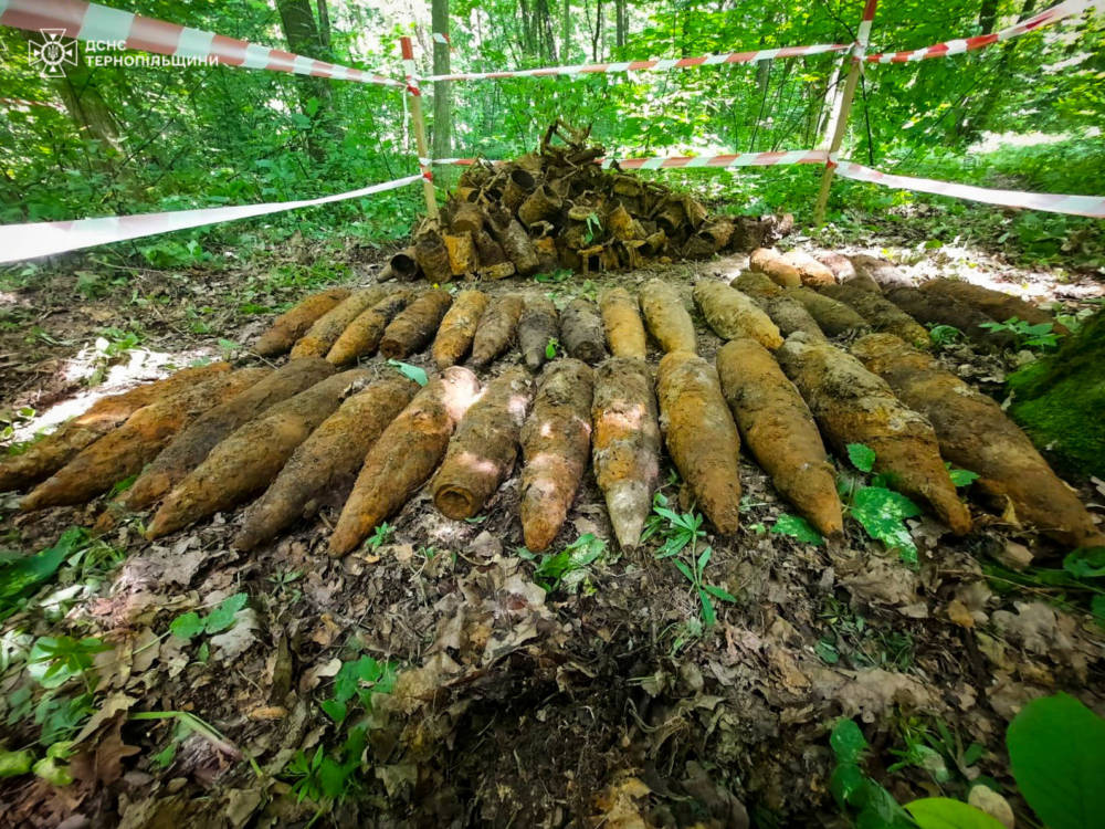 На Тернопільщині знайшли снаряди з Другої світової війни