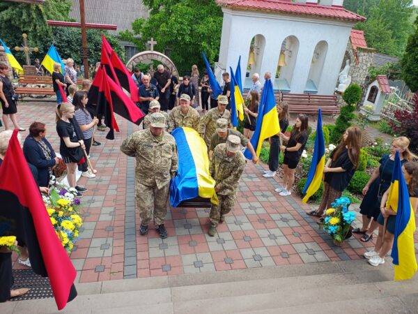 Похорон військового на Тернопільщині