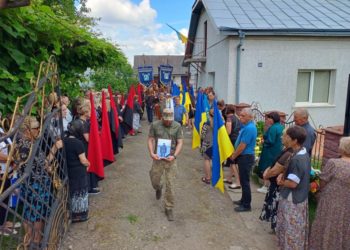Похорон військового на Тернопільщині