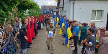 Похорон військового на Тернопільщині
