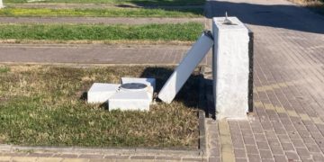 вандали пошкодили пам'ятник у Тернополі