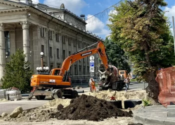 ремонт дороги в Тернополі