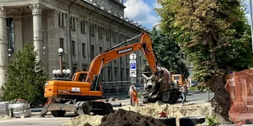 ремонт дороги в Тернополі