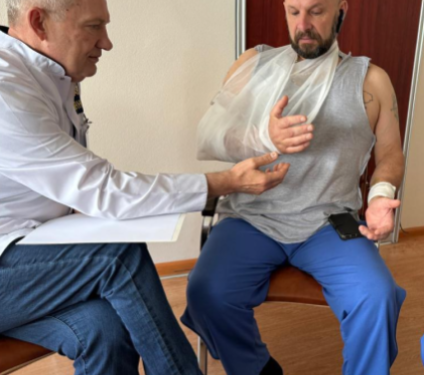 у Дніпрі лікували військового з Тернопільщини