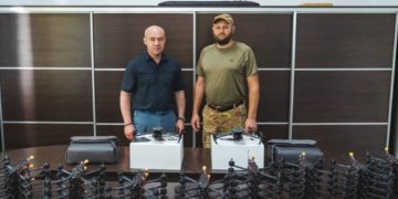 Тернопільському 35-му батальйону передали нову партію ударних fpv-дронів та розвідувальних квадрокоптерів Маvic, – Сергій Надал