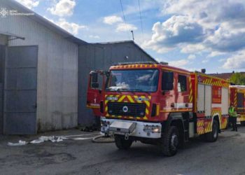 Пожежа на складі в Тернополі