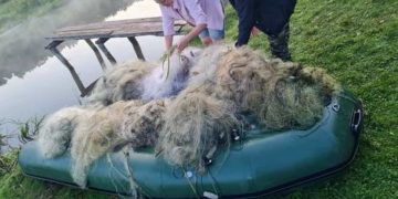 на Тернопільщині виявили браконьєрські сітки