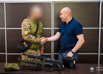 Антидронову рушницю для наших захисників від тернопільських спеціалістів передали на фронт, – Сергій Надал