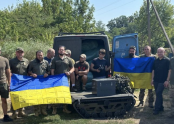 Сергій Надал повіз на передову техніку та обладнання для 128 бригади, 44 бригади та 16 батальйону