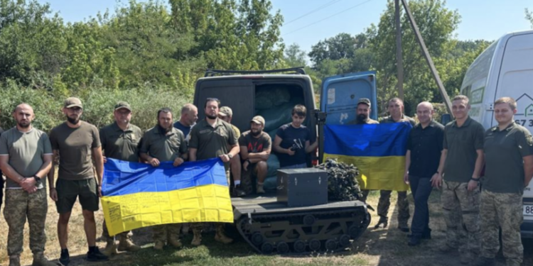 Сергій Надал повіз на передову техніку та обладнання для 128 бригади, 44 бригади та 16 батальйону