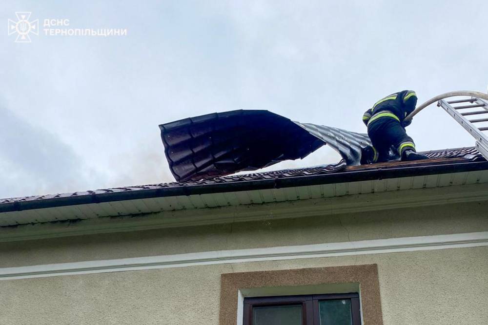 на Тернопільщині пожежа знищила будинок