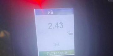 у Тернополі затримали п'яного водія