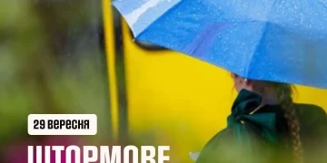 на Тернопільщині штормове попередження