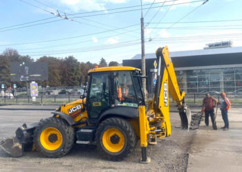 ремонт дороги у Тернополі