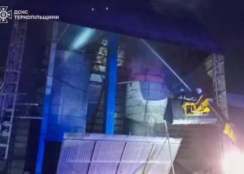 на Тернопільщині трапилася масштабна пожежа