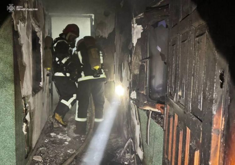 пожежа на Тернопільщині