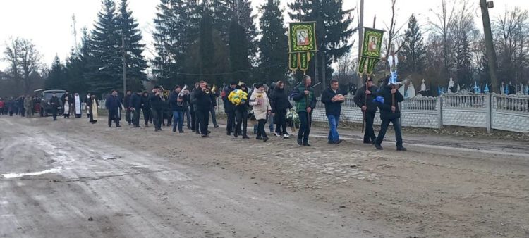 Похорон військового на Тернопільщині