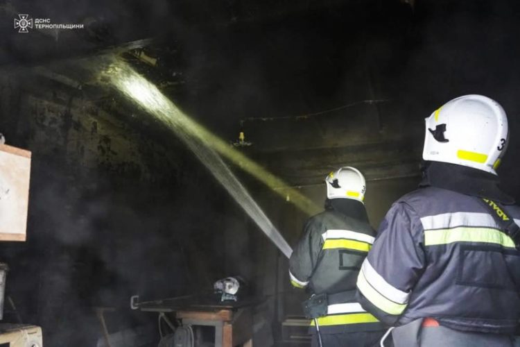 Пожежа на Тернопільщині