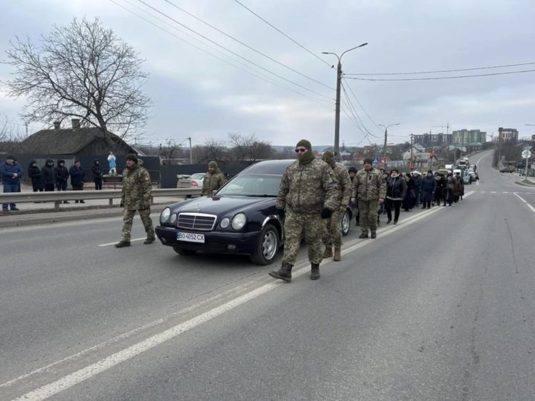 У Великій Березовиці на Тернопільщині провели в останню путь Петра Бакальця