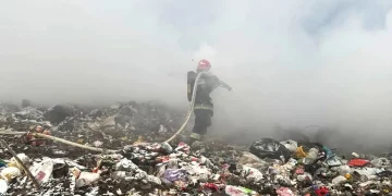 Пожежа сміттєзвалища