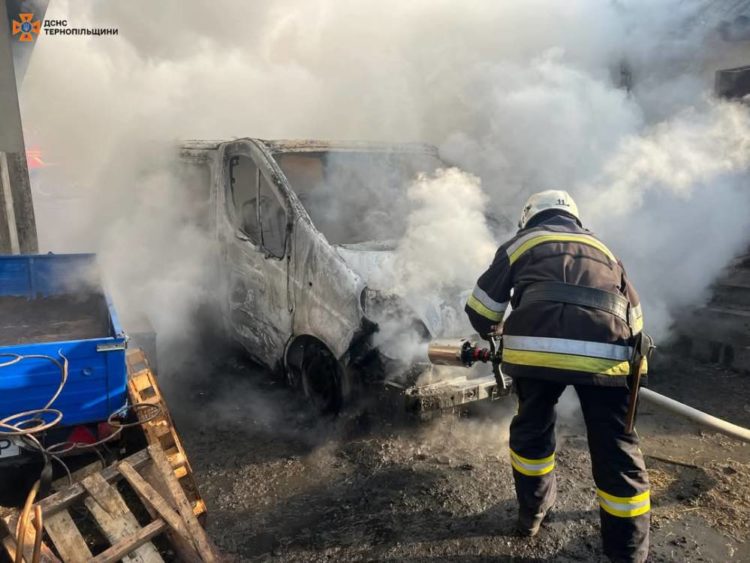 Пожежа на Тернопільщині