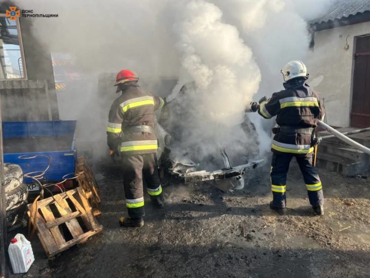 Пожежа на Тернопільщині