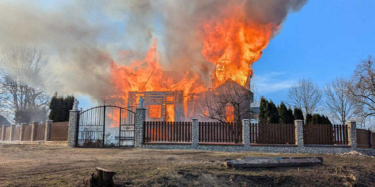 Згоріла церква на Тернопільщині