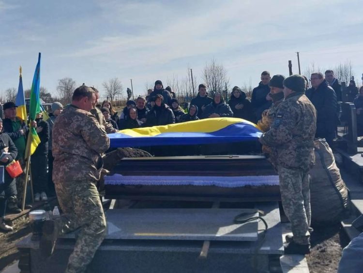 Похорон військового на Тернопільщині